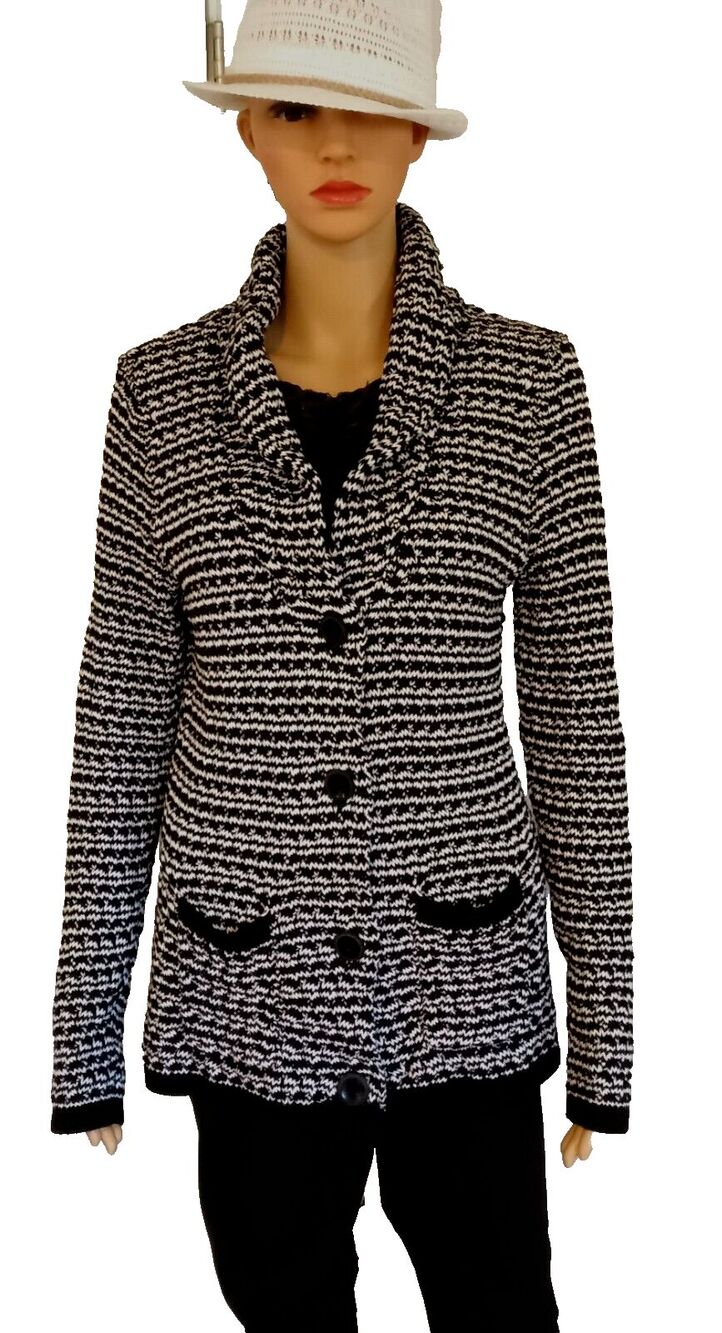 Knit Sweater 100% Cotton Casual Comfy Cozy Business Modest Church Women MEDIUM